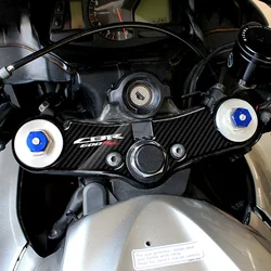 3D Carbon-look Upper Triple Yoke Defender for Honda CBR600RR 2007-2016