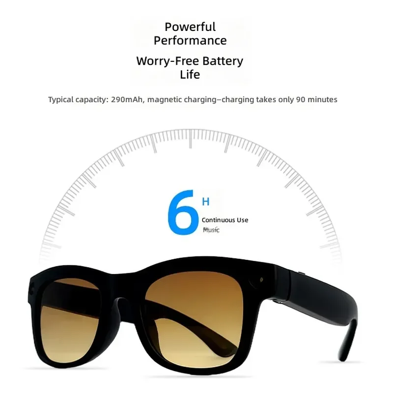AI Smart Glasses 800MP Camera Anti Shake Photo Translation Voice Assistant Wearable Tech For Men Women Hands Free Video
