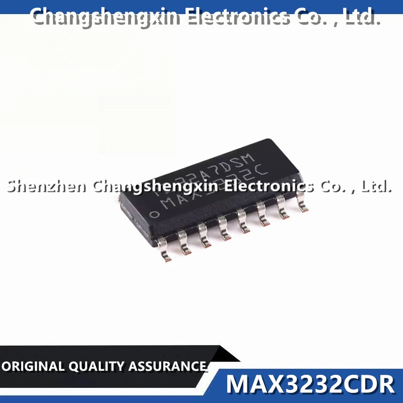 20 Pieces MAX3232CDR New Original MAX3232C Dual Channel 250kbps RS-232 Line Driver Receiver Transceiver