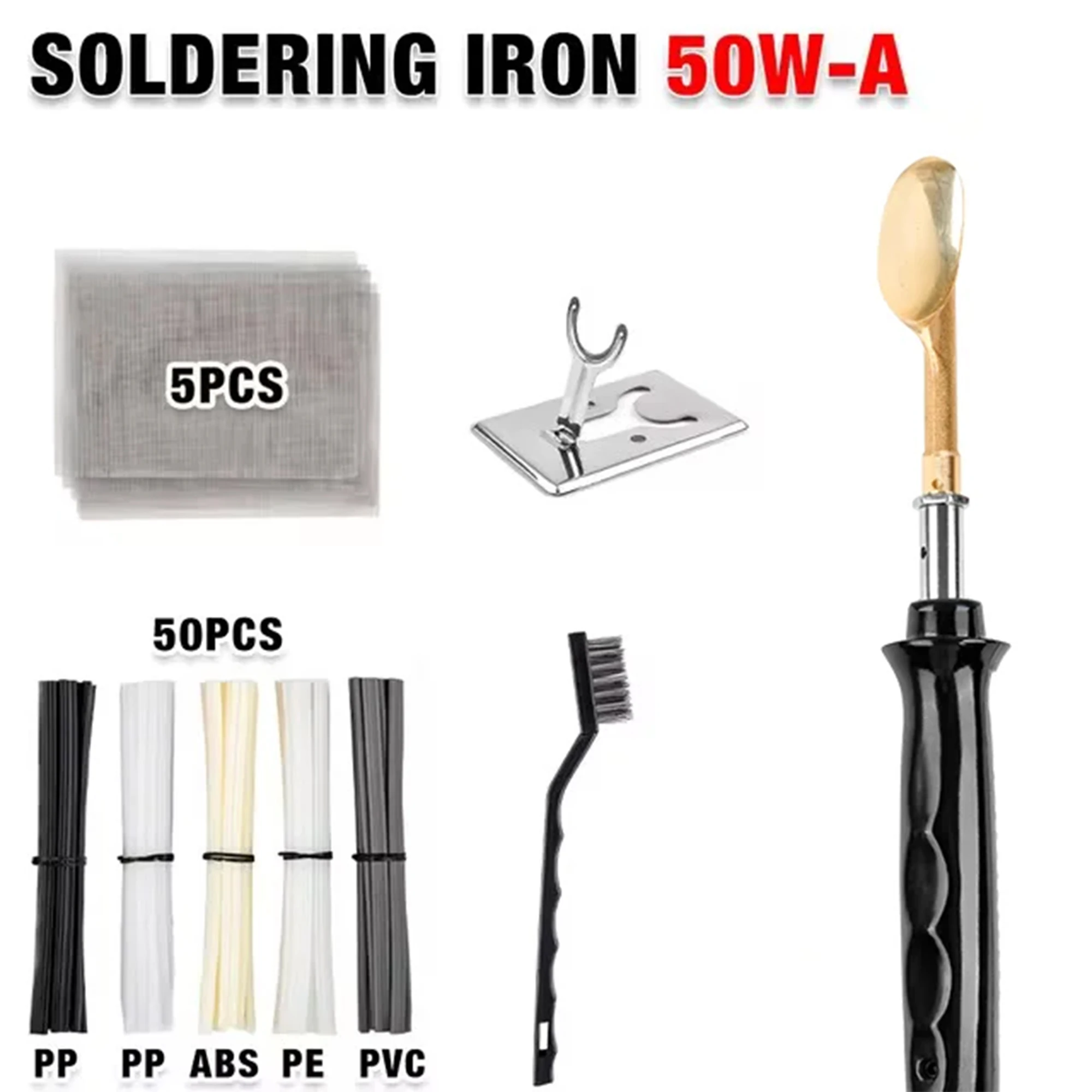 50 W/100 W Thuis Lederen Strijken Tool Crack Reparatie Smoothing Tool Reparatie Plastic Soldeerbout Auto Bumper lasmachine, Gereedschap