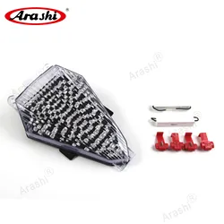 Arashi Rear Stop Taillight For YAMAHA YZFR6 YZF-R6 YZF R6 R 6 2008 2009 2010 LED Turn Signal Brake Tail Light Blinker E-mark