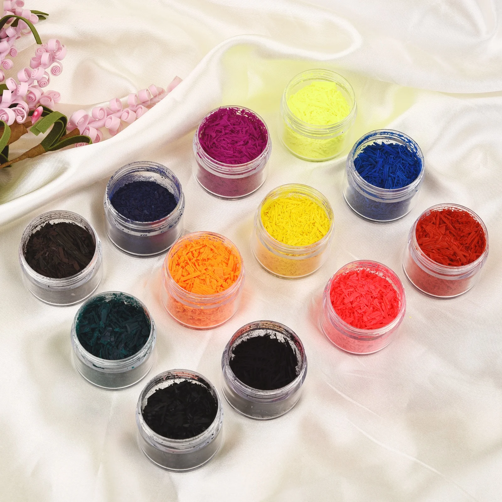 12Colors Candle Dye Chips DIY Candle Wax Solid Pigment Colorant Non-toxic Natural Soy Candle Wax Coloring Handcraft Dye Pigments