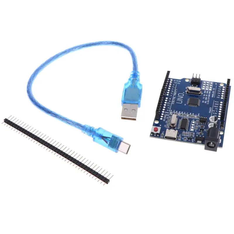 For R3 MEGA328P UNO R3 Development Board + USB Cable ATMEGA328P-AU Chip FT232 CH340 Type-C Serial Port Driver
