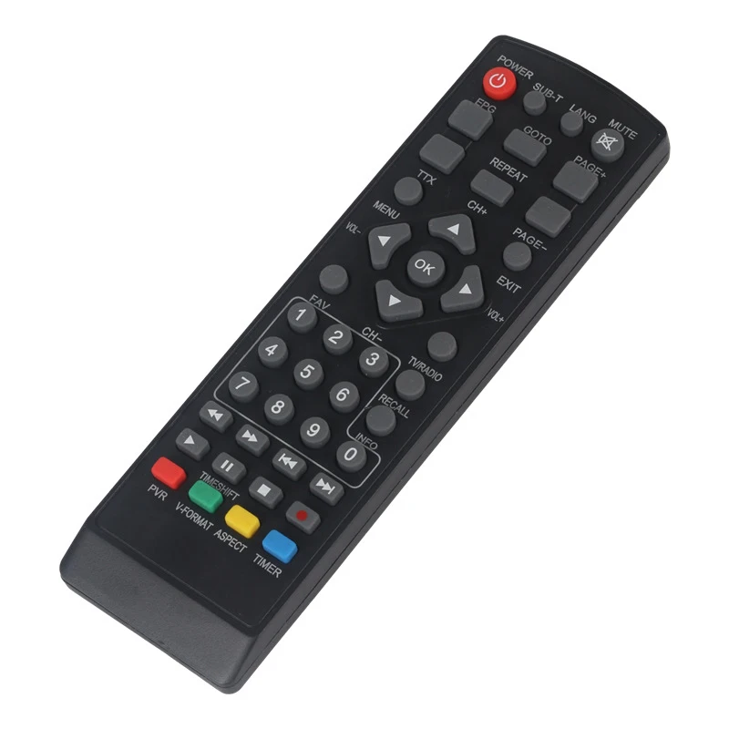 Pilot zdalnego sterowania odpowiedni do DVB-T2 do telewizora Smart TV STB HDTV do inteligentnego dekodera Cyfrowy pilot zdalnego sterowania o