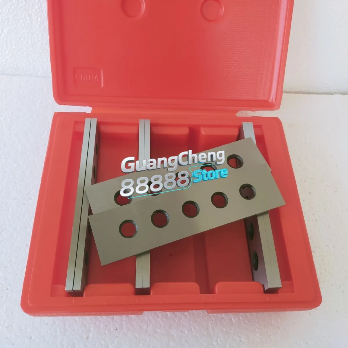 

Inch 4 pairs of parallel pads 3/16 set of 8 pieces of parallel iron, hard and wear-resistant four pairs of vice parallel pads