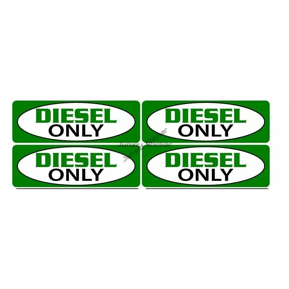 Diesel Fuel Only Gas Fuel Only Sticker Decal Set Gasolin Diesel Label for Truck Fuel Tank Cap Novelty JDM Creative Refit Decal