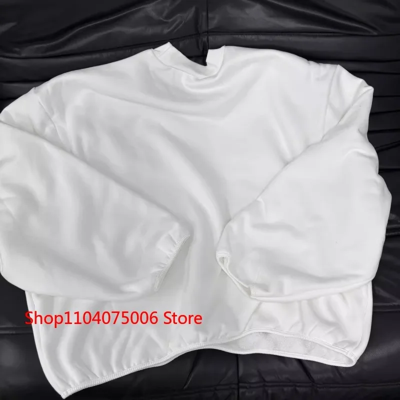 رجل الشتاء الحراري الصوف مبطن هوديي كاني ويست نمط فضفاض صالح القطن عادي اللون ملابس رياضية كاجوال