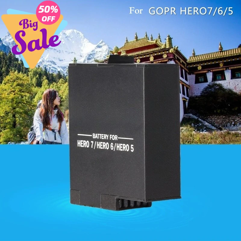 Compatible with Go Pro5 battery Go Pro 5/6/7 action camera battery BT-501, AHDBT-501