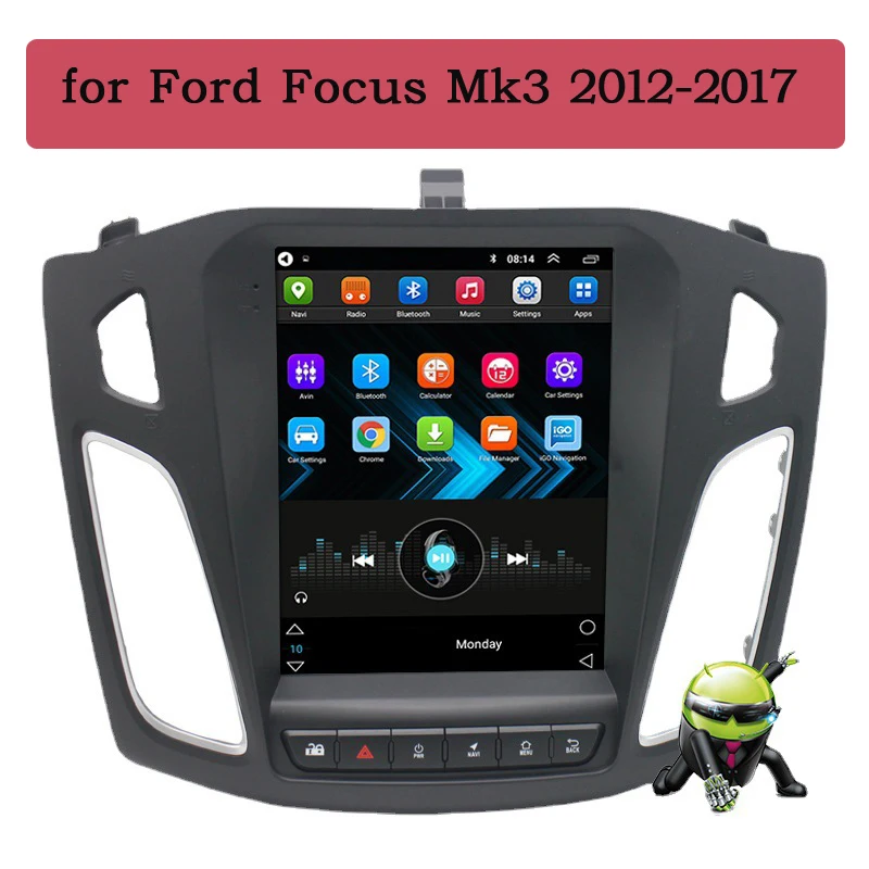 

Ford Focus 3 Mk 3 Salon 2012-2017 вертикальный экран Tesla Автомобильный GPS мультимедийный радиоприемник навигация MP5 плеер Android 11 автомобильная стереосистема