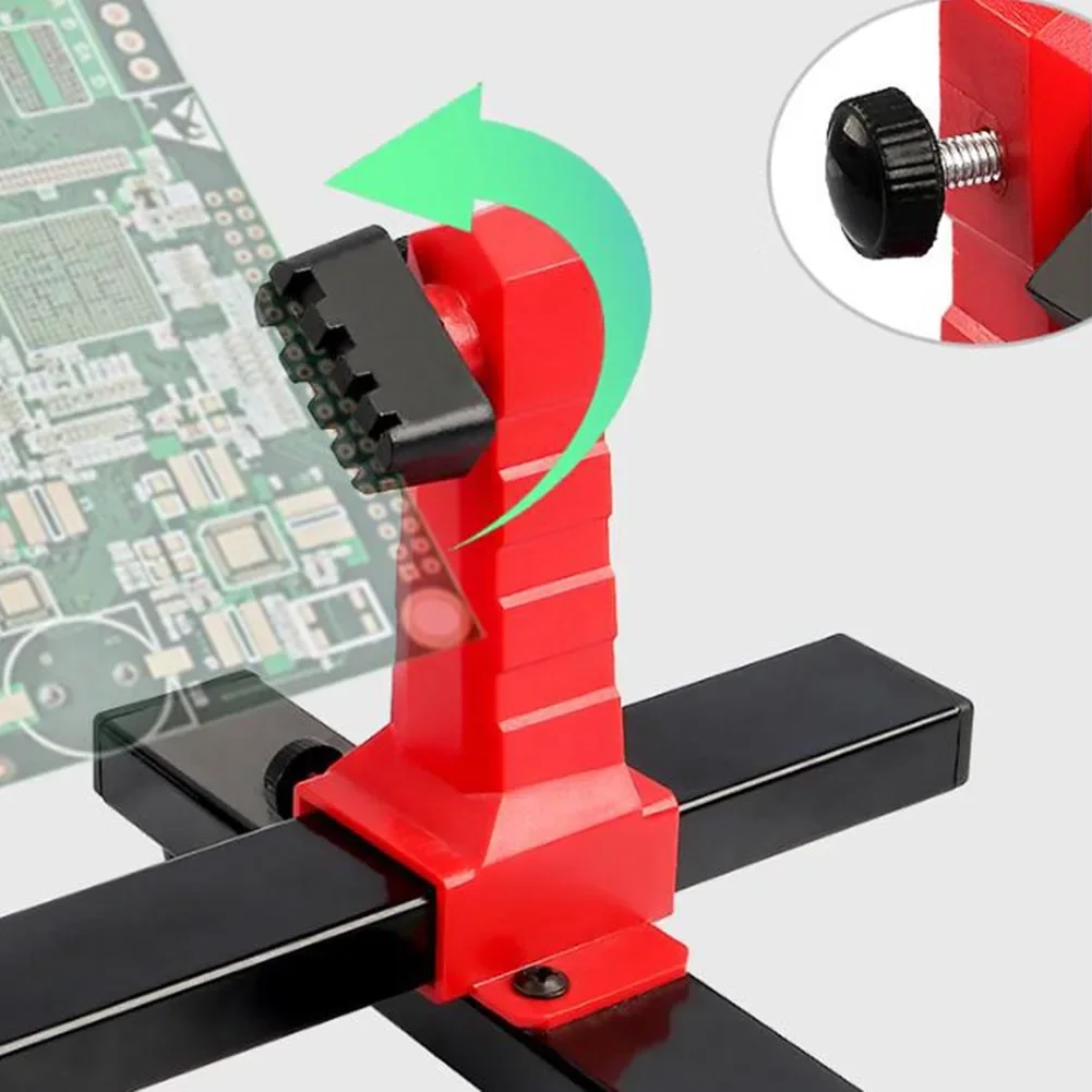 1pc Circuit Board Maintenance Holder Adjustable Circuit Board Jig Soldering Stand Removable Soldering Iron Holder