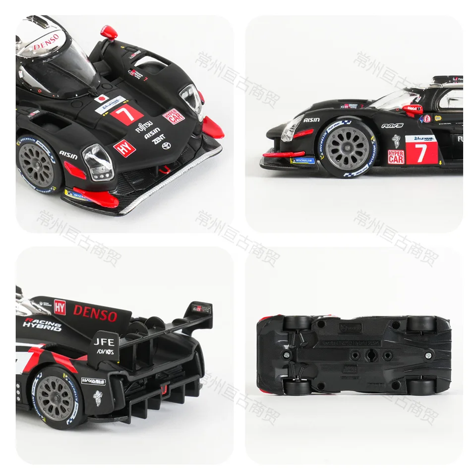 Bburago 1:43 Toyota Gr010 Hybrid 2024 Racing Car Simulation Alloy
