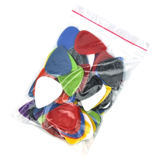 Imagen 2 del producto Alice AP-G-púas de guitarra de nailon antideslizantes, 6 espesores, 100mm ~ 0,58mm, lote de 1,5 piezas