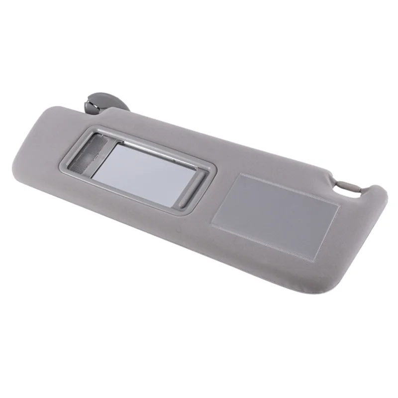 NEW-74310-6A020-A1 حاجب الشمس الأمامي للسيارة أقنعة الشمس مع المرايا وأضواء LED لتويوتا لاند كروزر J12 2002-2009 #4