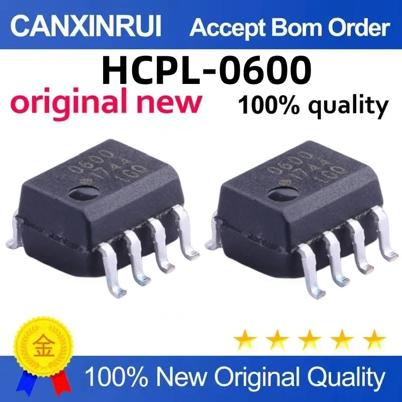 (10-300piezas)New HCPL-0600 Small Volume 6N137 SOP-8 SMD 1.27MM 600 Optocoupler 0600 Chip