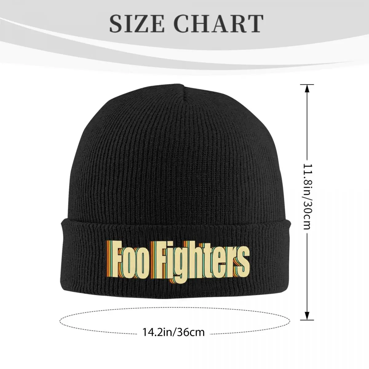 F-Foo F-Fighters Band Hat Autumn Winter Beanie New Caps Female Male Acrylic Knitted Caps