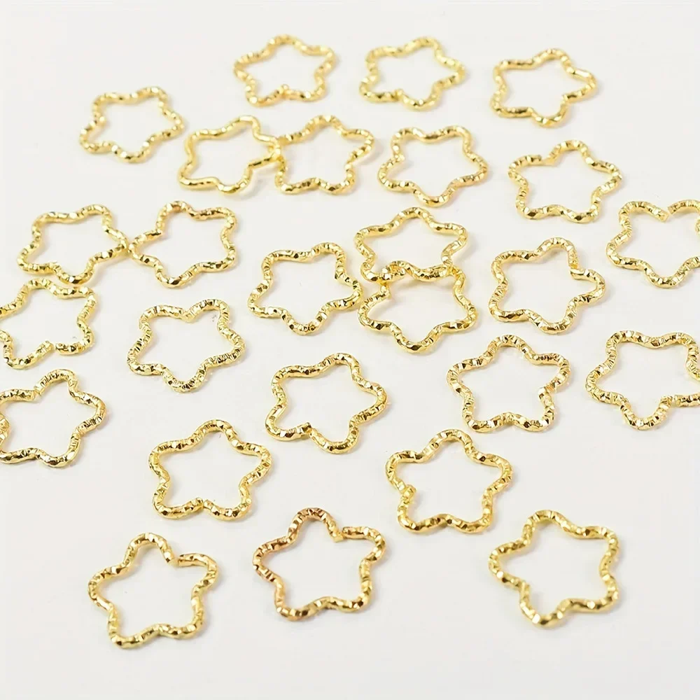 30 قطعة حلقات الشعر سبيكة الكفة دبابيس الشعر نجمة خمر حلقات جوفاء إكسسوارات الشعر للضفائر