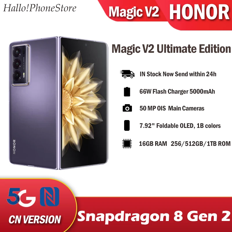 Original Honor Magic V2 5G Folded Screen  7.92