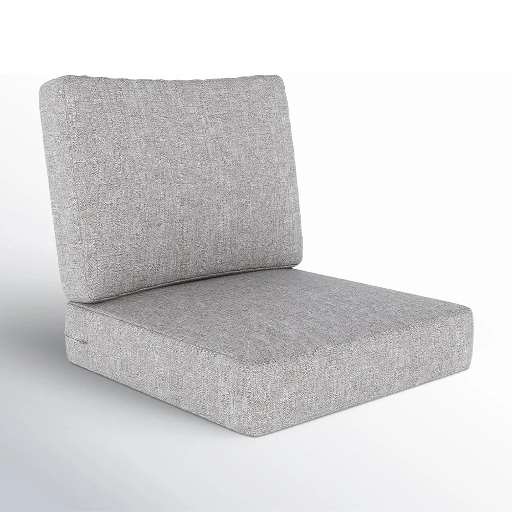 Custom Seat/Back Cushions Set Chair Sofa Bench Cushions Patio Backrest Cushion Chair Seat Pad Decor Garden Bay Window Pad Swings