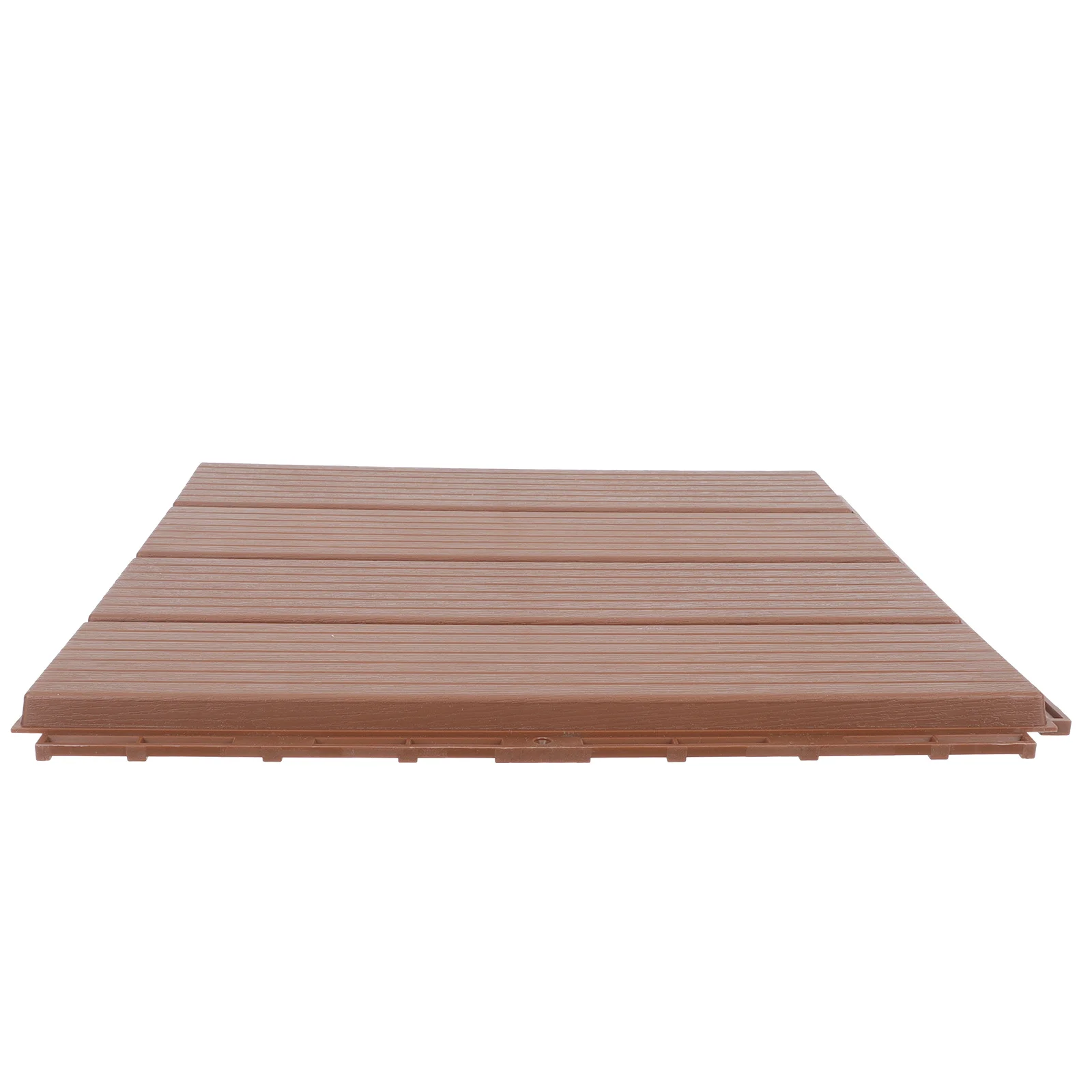 

1pcs Wood-Plastic Floor Waterproof Outdoor Garden Patio Deck Tiles Composite Flooring Durable Lightweight Storage