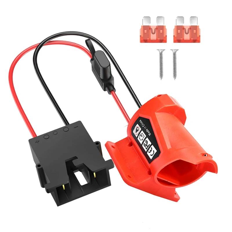 Adaptador de batería para batería Milwaukee 12V M12 para paseo en camión, robótica, juguetes RC