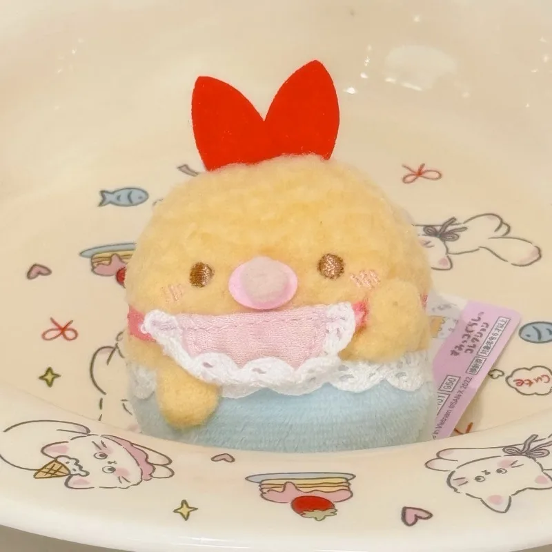 Cartoon Sumikko Gurashi Baby Fried Shrimp Plush Toy Cute anime San-X Sumikkogurashi Ebifurai no Shippo Plushie  Doll Ornament