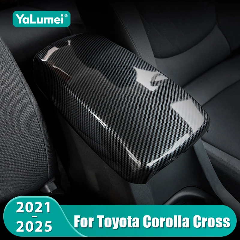 

For Toyota Corolla Cross XG10 2021 2022 2023 2024 2025 Hybrid Car Center Console Armrest Box Protector Cover Pad Accessories