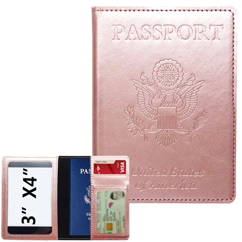 

US American Passport Holder Case for America Men Travel Document Case Fashion Travel USA Passport Cover Personalised Women