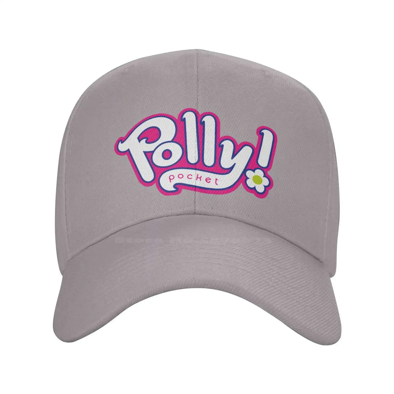 Polly Pocket Logo Print Graphic Casual Denim cap Knitted hat Baseball cap