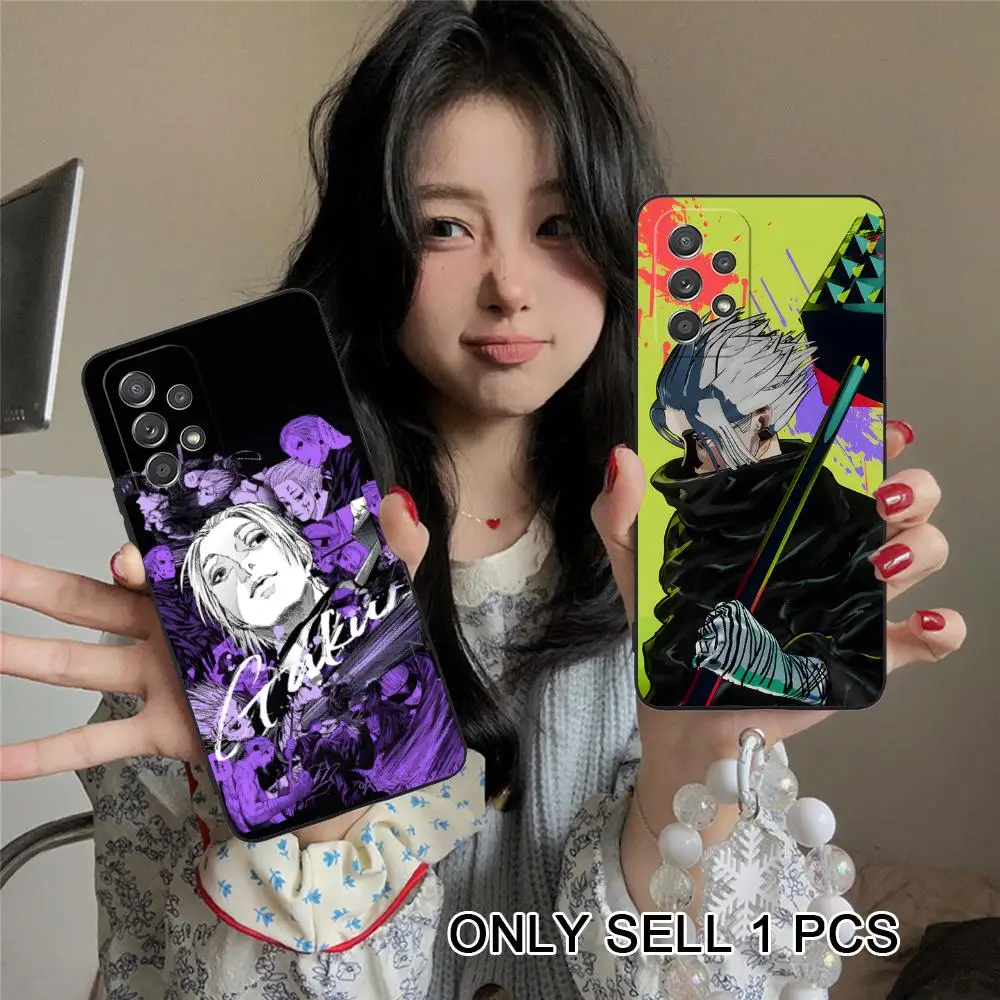 Sakamoto Days Gaku Phone Case for Samsung Galaxy A57 56 55 54 53 52 51 37 36 35 34 33 32 31 5G Soft TPU Shockproof Cover