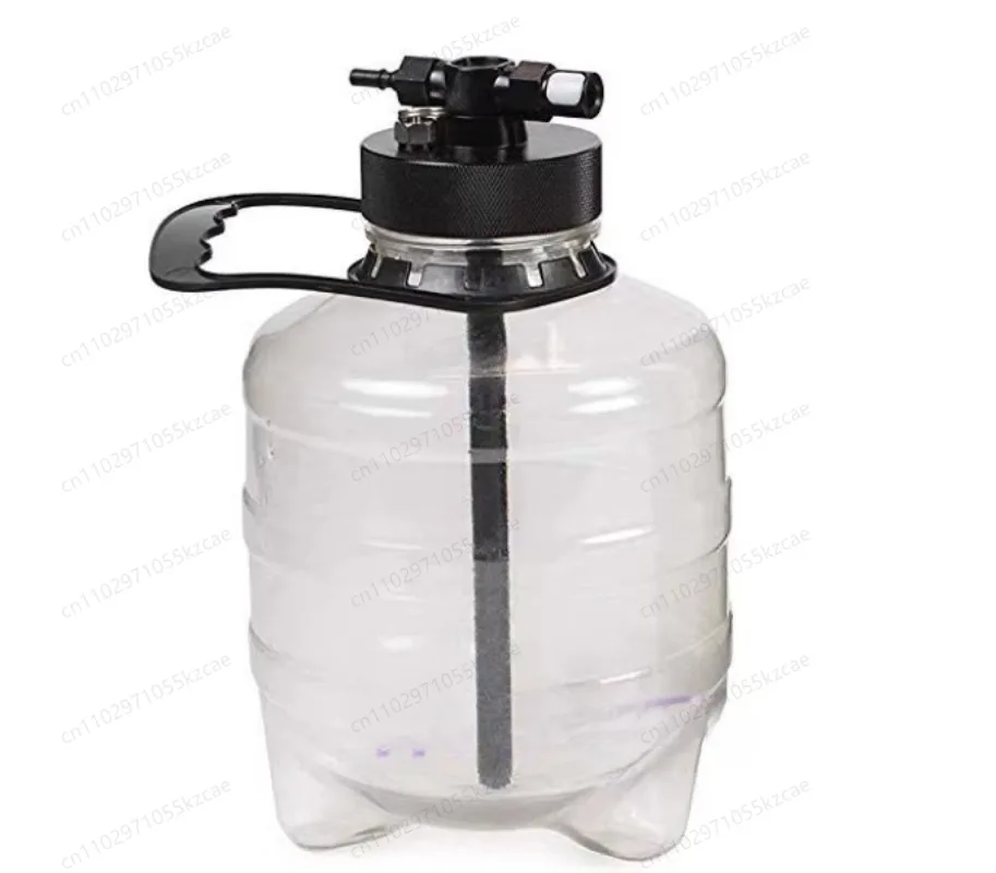 2026-3.8LPET plastic thickened sealed small beer bucket beverage bottle ice bucket with lid
