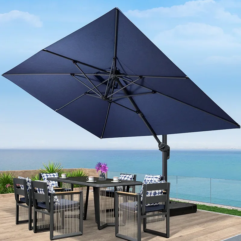 umbrella Purple leaf outdoor  courtyard  garden villa outdoor Roman  sun  outdoor sunshade