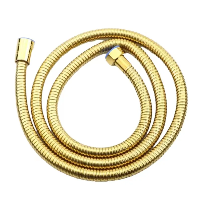 

Shower Head Hose 1.5m Titanium Gold Encryption Pipe Gold Bathroom Shower Encryption Pipe Toilet Spray Gun Hose Shower Hose