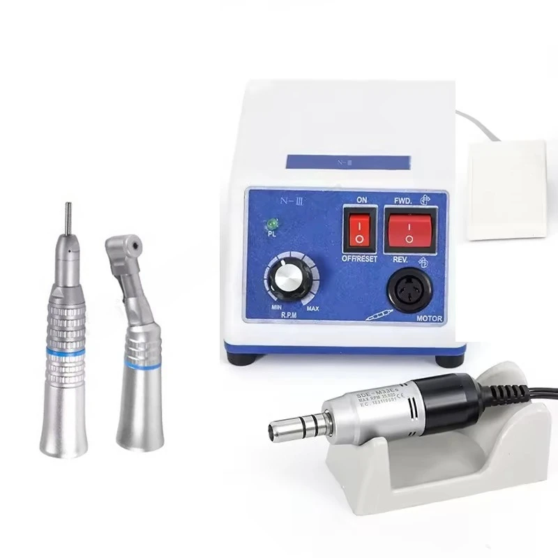 Dentals Electric Sander N3 Dentals Polishing Sander, Low Speed Bending Head Electric Motor Sanding Kit