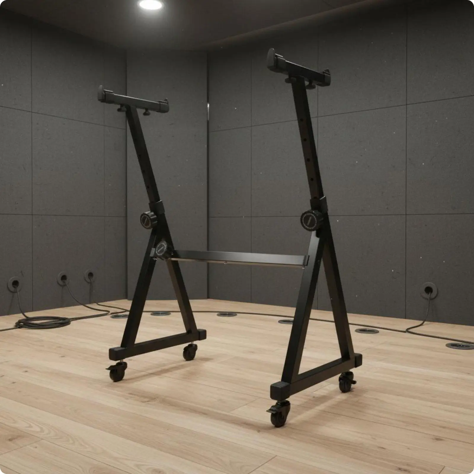 Portable Adjustable Keyboard Stand Stainless Steel Z Shape Universal Holder for Electric Piano Studio Setup view 4