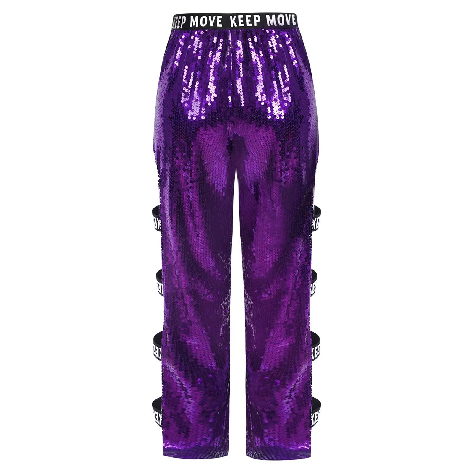 أطفال بنات الرقص السراويل الهيب هوب الجاز مرحلة الأداء زي انقطاع السراويل الترتر اللامعة