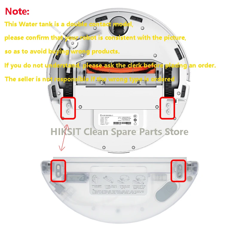 Electric Control Water Tank Mop Bracket Dust Box Accessories For XiaoMi Mi Robot Vacuum Mop 2 Lite / 2 Pro / MJSTL / MJST1SHW