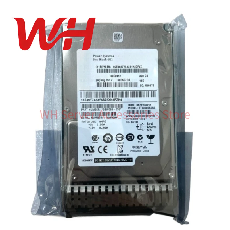 00E9912 00E9927 300GB 15K RPM 2.5