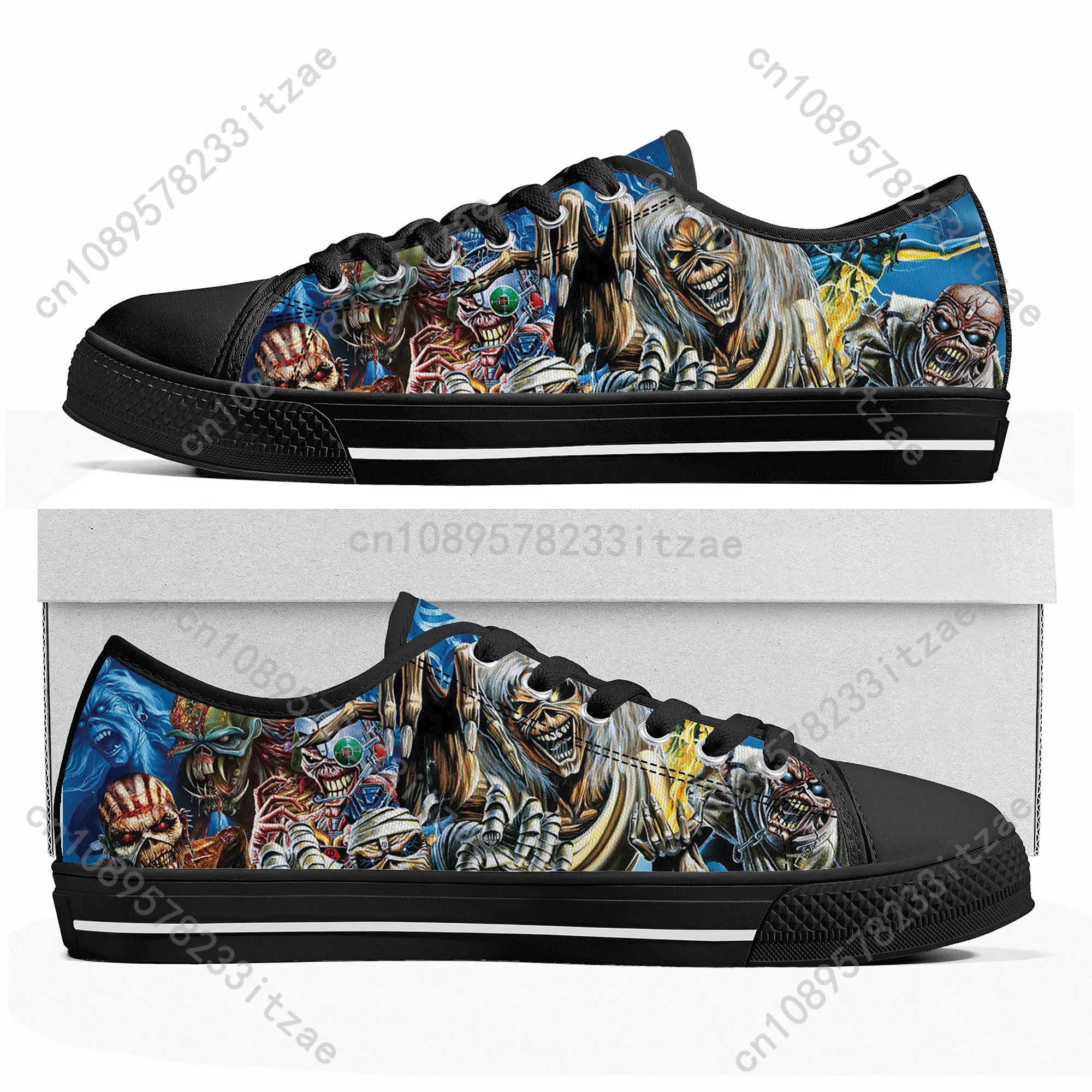 

Maidens Heavy Metal Rock Band Singer Music Iron Low Top Sneakers Mens Womens Teenager Canvas Sneaker Casual Custom Made Shoes