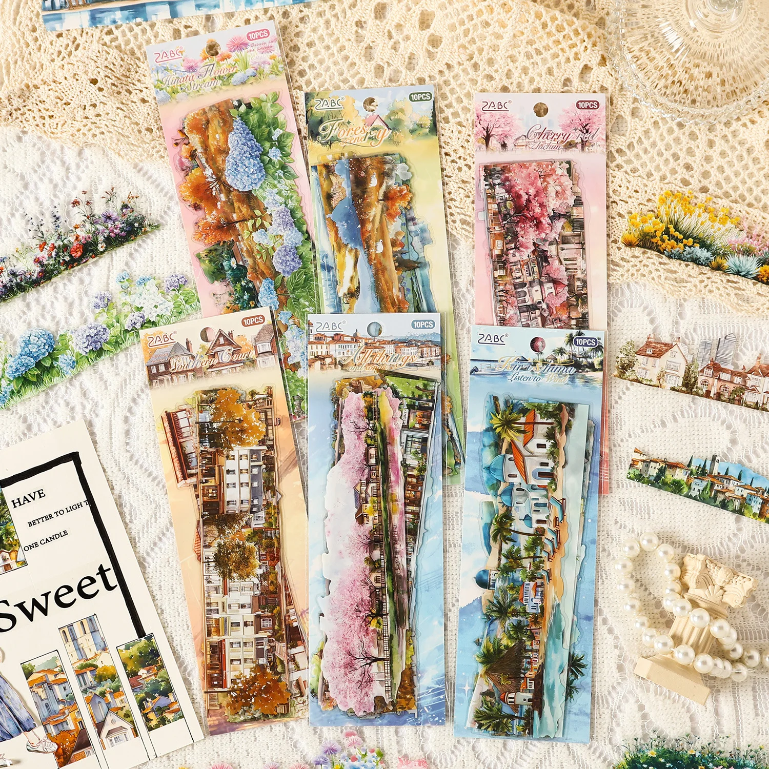 10 قطعة ملصقات القرطاسية Kawaii أفكار في العودة إلى الغابة غير المرغوب فيه مجلة مخطط ملصق مزخرفة سكرابوكينغ