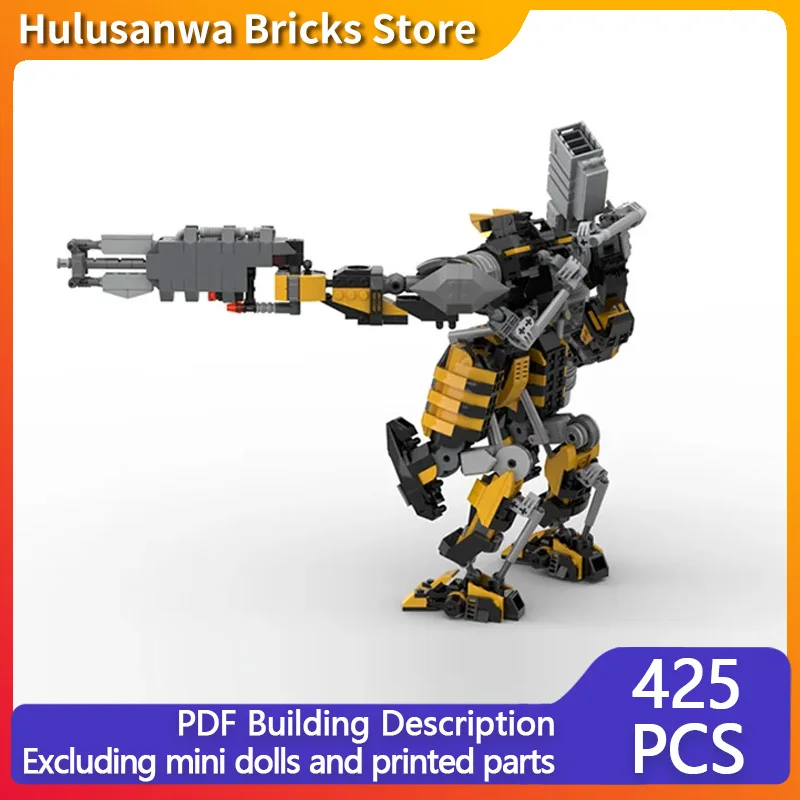 

Heavy Combat Mecha Model MOC Building Bricks War Equipment Modular Technology Assemble Children Toys Suit Gifts Holiday
