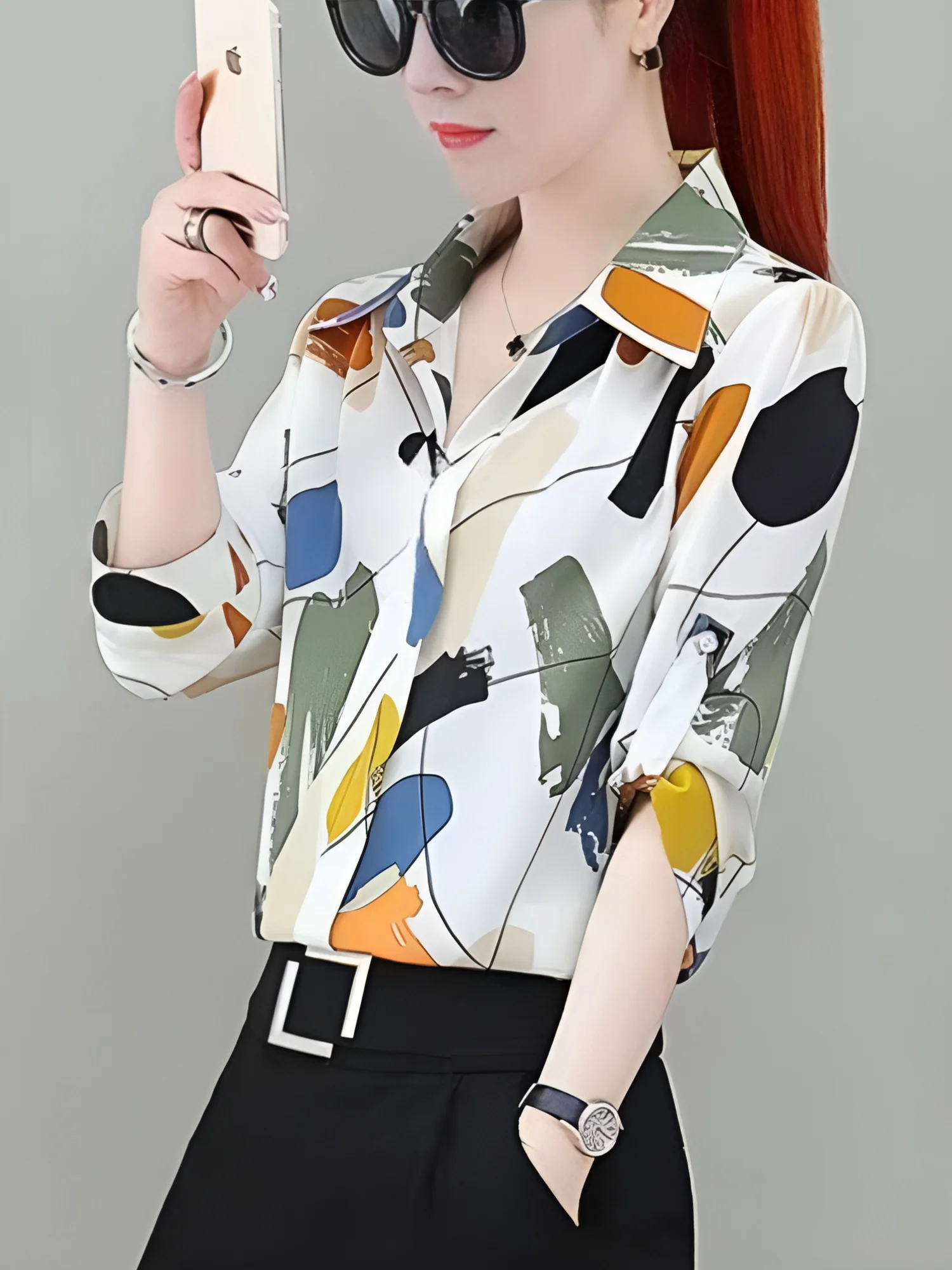 Retro-Damenbekleidungsset im Hongkong-Stil, Hongkong-Geschmack, nostalgisches 80er-Jahre-Outfit im Hongkong-Stil, cool und stilvoll, 90er-Jahre-High-E