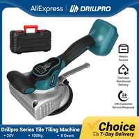 Drillpro 8 Gears Tiling Machine Electric Tile Vibrator Suction Cup Adjustable Automatic Floor Tile Power Tool For Makita Battery