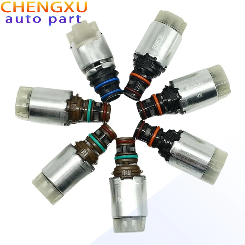 

6F35 6F15 7 шт./компл. комплект электромагнитных клапанов коробки передач подходит для Ford Escape Fox1.6 Mazda Tribute To Sailor Milan Mercury