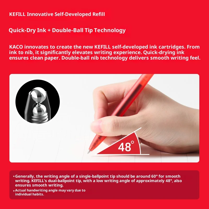 قلم جل كاكو كوكا كولا اليومي 0.5 ملم نقطة رفيعة سريعة الجفاف وناعم الانزلاق كانيتا مثالي لمجلسات الدراسة الممتدة واللامتحان