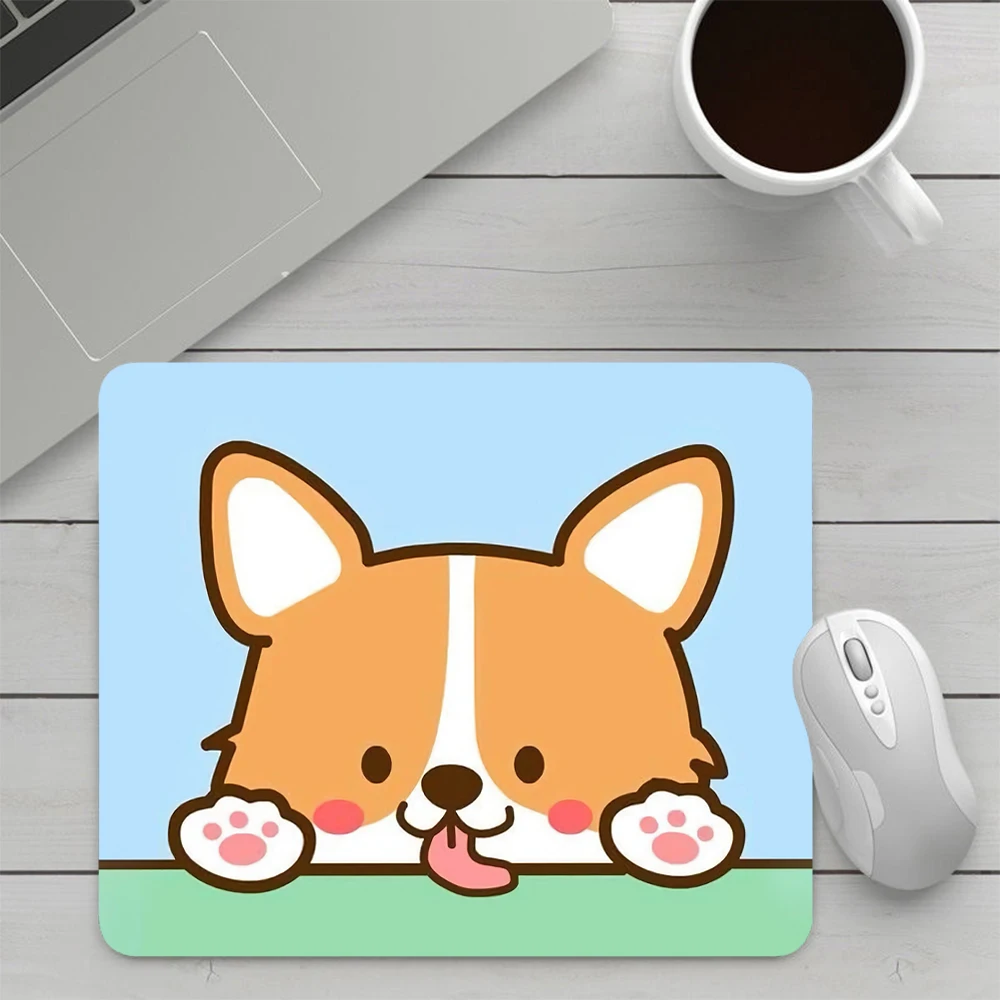 Leuke Welsh Corgi Kleine Gaming Muismat Computer Mousepad Pc Gamer Muis Mat Laptop Kantoor Mausepad Xxl Toetsenbord Mat Bureau pad