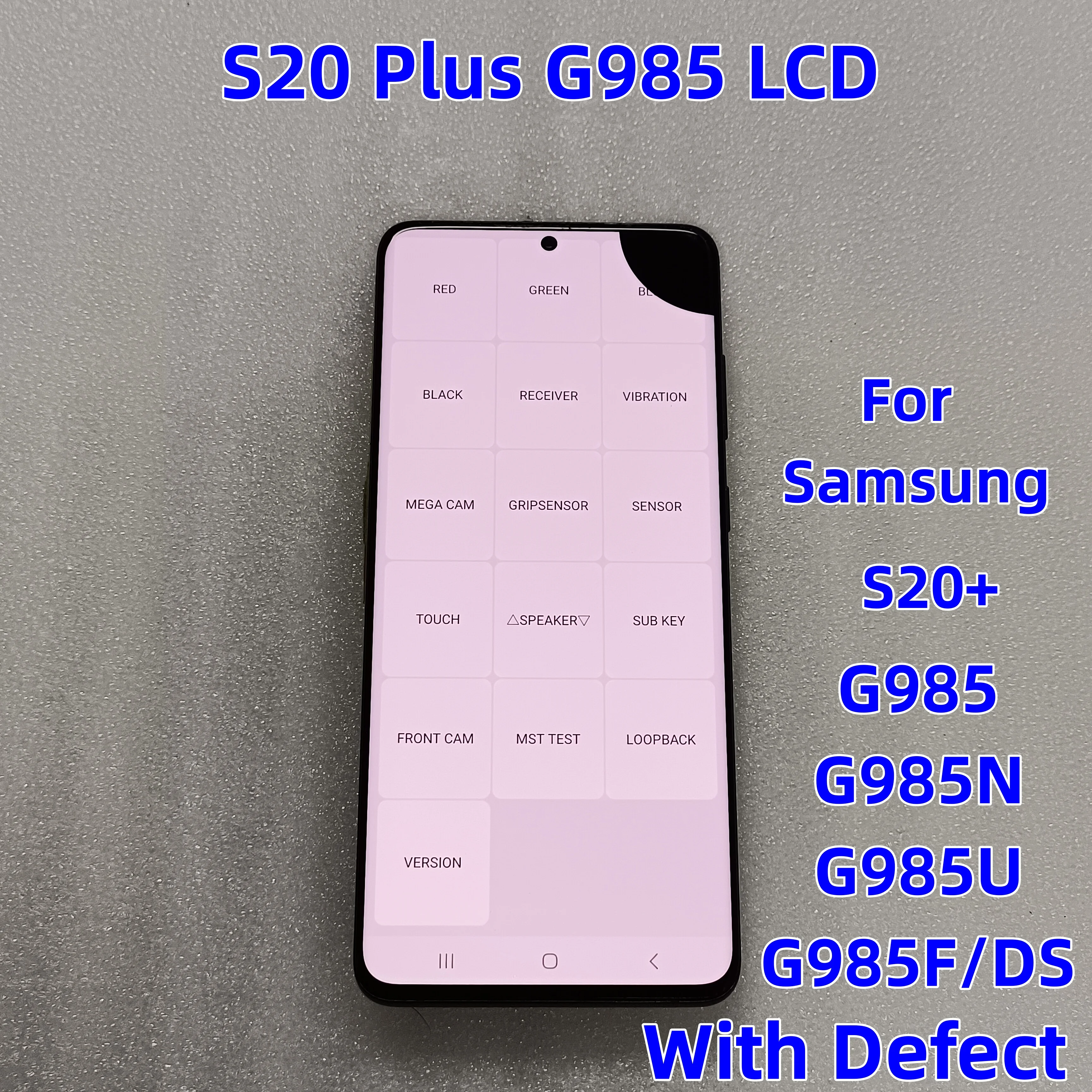 AMOLED для Samsung S20 Plus S20 + G985 G985F G985N ЖК-дисплей с сенсорным экраном в сборе, дигитайзер, замена, ремонт, с линиями