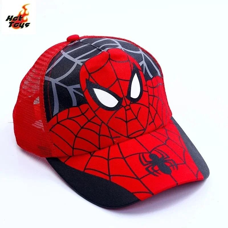 New Spider-Man children 2024 summer cartoon cloth baseball cap autumn and winter duck tongue cap the whole network low price