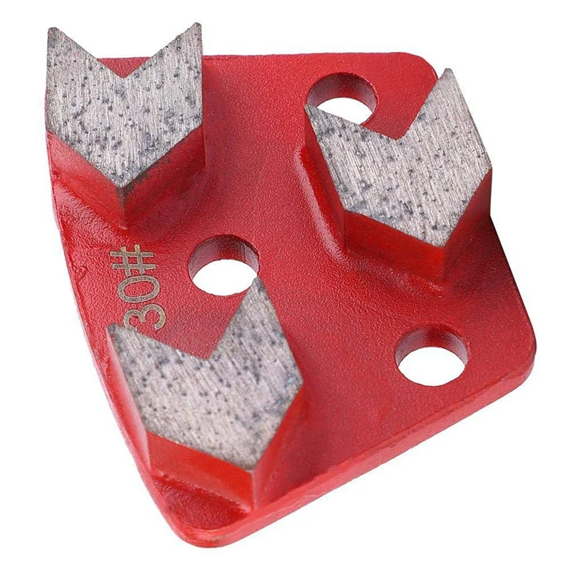 

6X 30 Grit Metal Bond Scraper Trapezoid Diamond Floor Grinding Pad Disc For Removing Adhesives Spots Joints