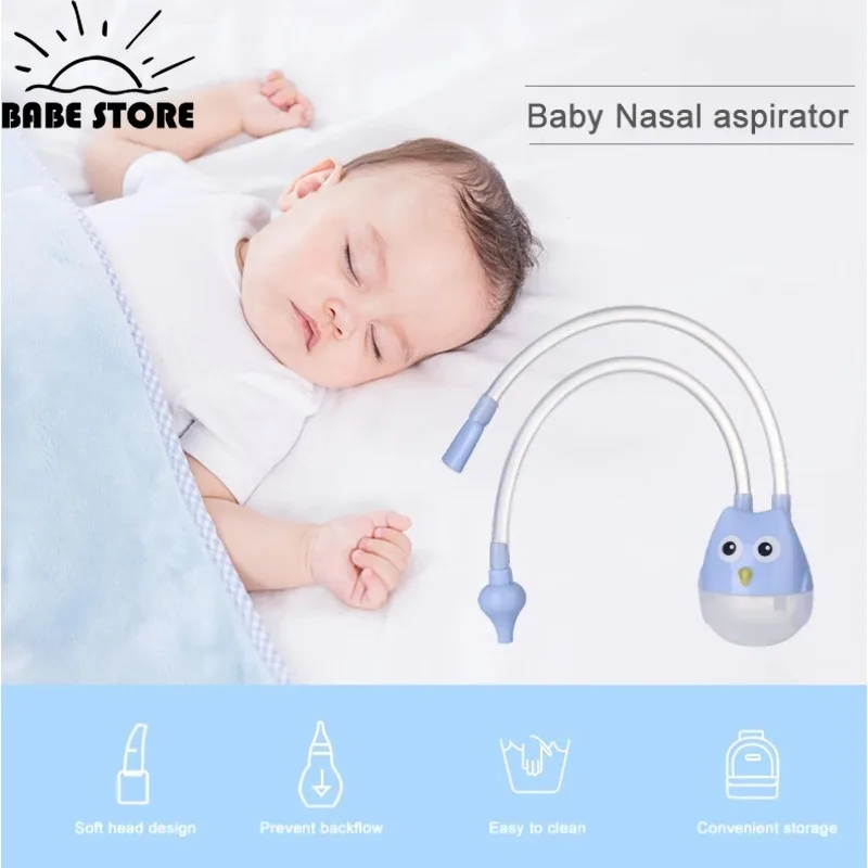 Newborn Baby Nasal Aspirator for Children Nose Cleaner Sucker Suction Tool Protection Health Care Baby Mouth Nasal Suction Devic