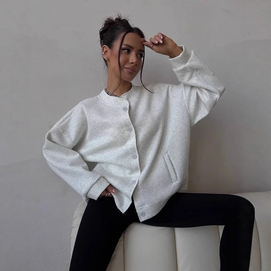 

Куртки-бомберы коричневые женские осенние в корейском стиле шикарные многослойные декоративные простые консервативные OL гибкие приталенные модные городские куртки для отдыха